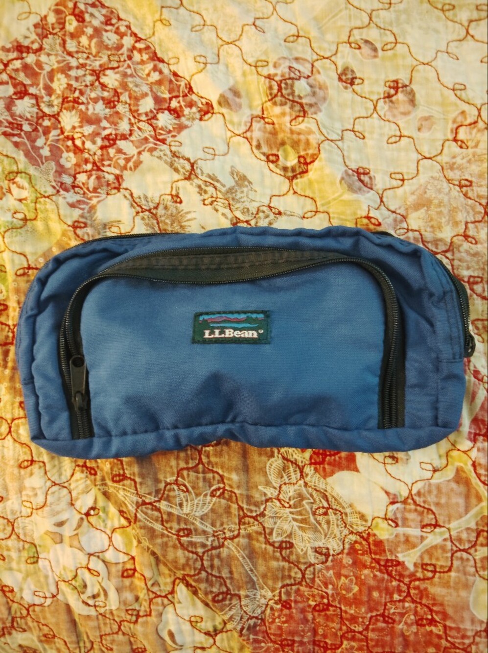 L.L. Bean Vtg Blue Fannie Pack Never Used Hiking Camping